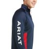 Bluzka męska SUNSTOPPER TEAM SS21 - Ariat - navy